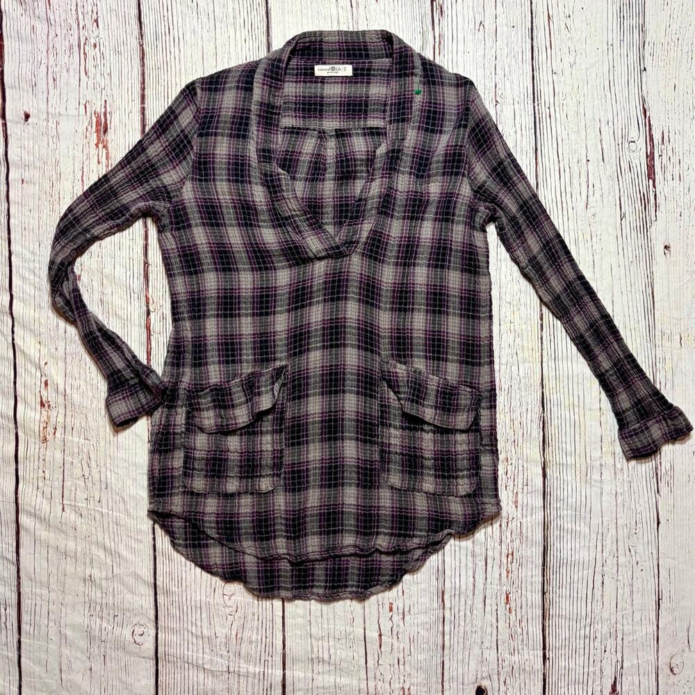 Natural Life Plaid Tunic